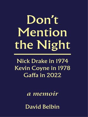 cover image of Don't Mention the Night